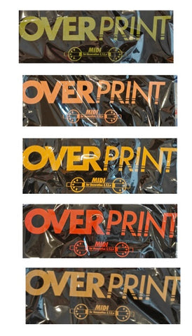 Over Print Pop Art Tee Ver:14 (Black)