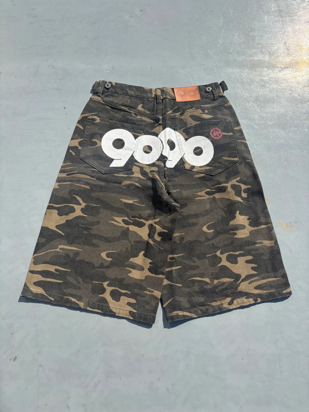 9090 OG Logo Painted Buggy Jorts