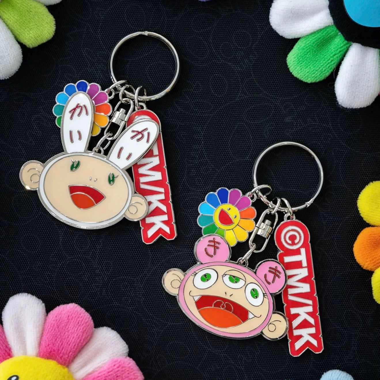 村上隆 Takashi Murakami Metal Keychain (Kaikai / Kiki)