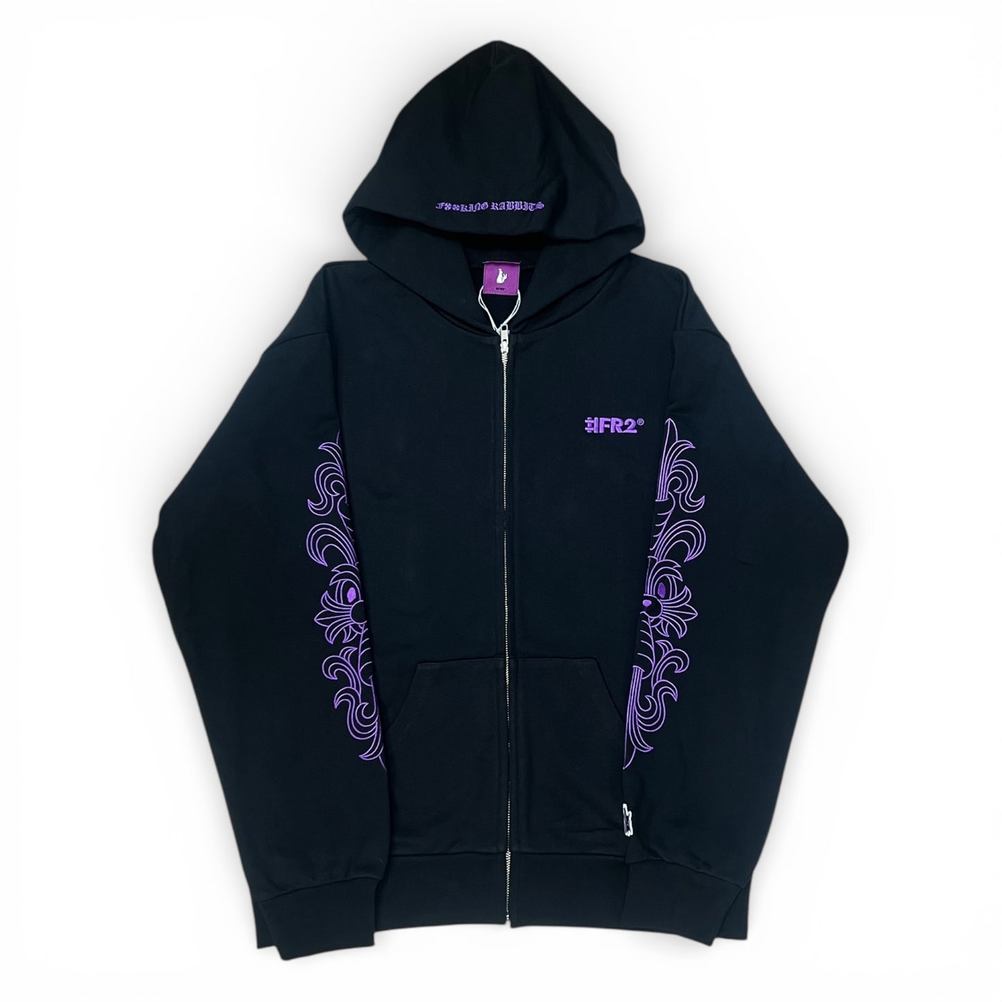 FR2撫子 Embroidery Carrot Rabbit Zip Hoodie (京都限定)