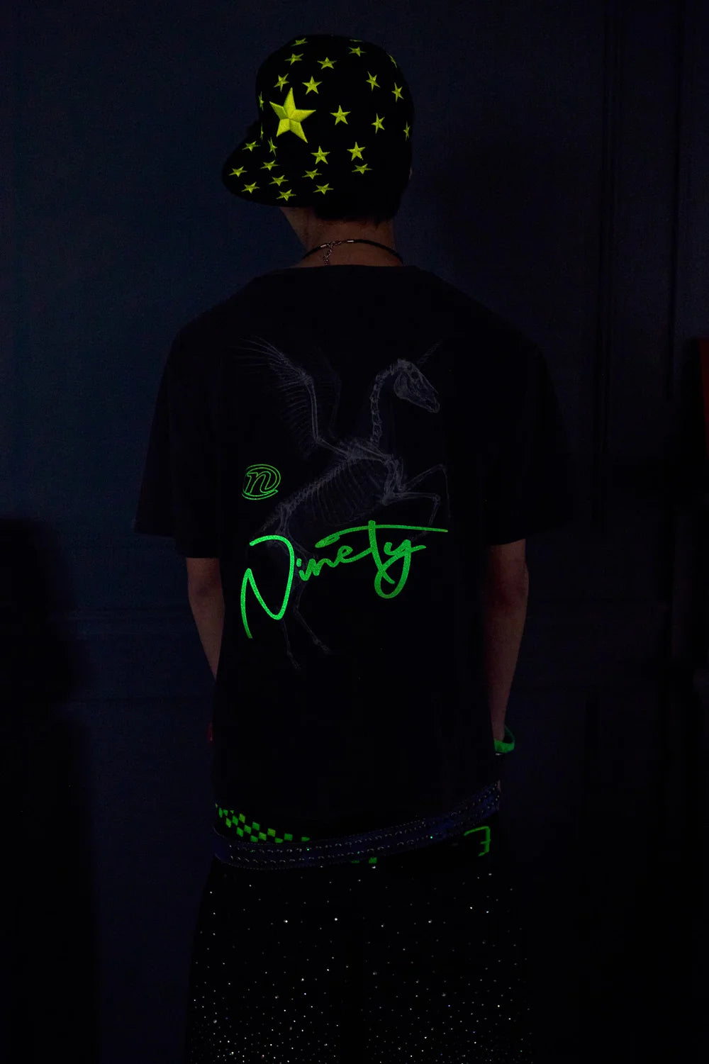 (預訂) 9090 Ninety X-ray Bone Graphic Tee *Glow in the dark (約7-14個工作天到貨)