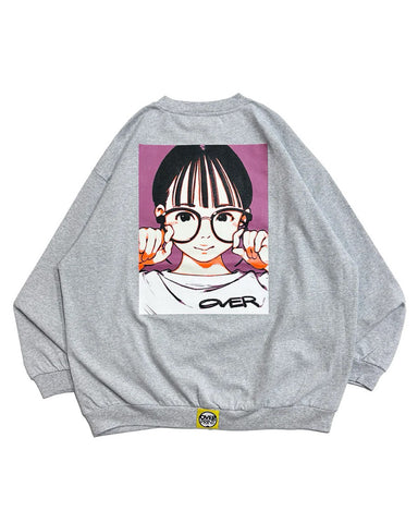 Over print Pop Art Sweatshirts Like LS Ver:16