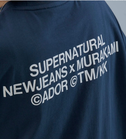 NewJeans x Murakami T-shirt (Navy)