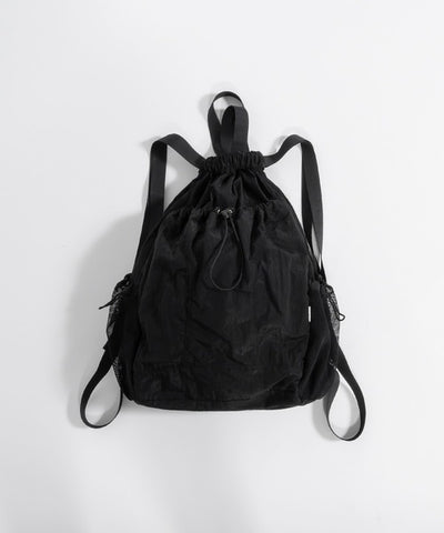 Perushu Nylon Mesh 3-Pocket Knapsack