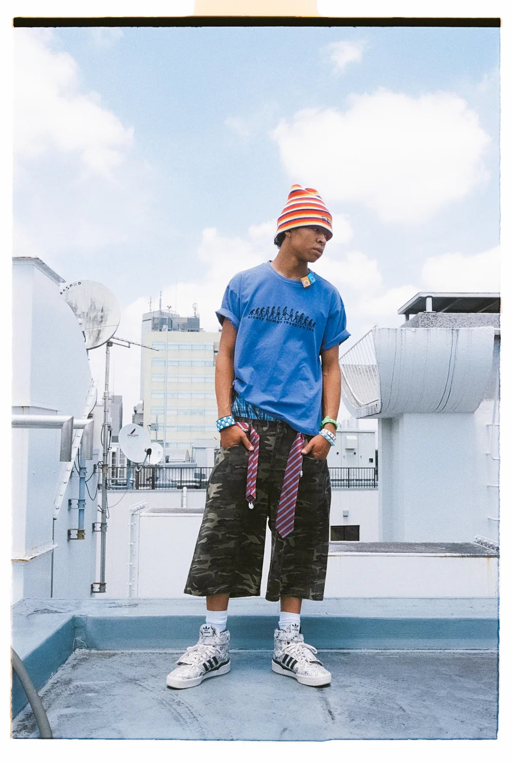 9090 OG Logo Painted Buggy Jorts