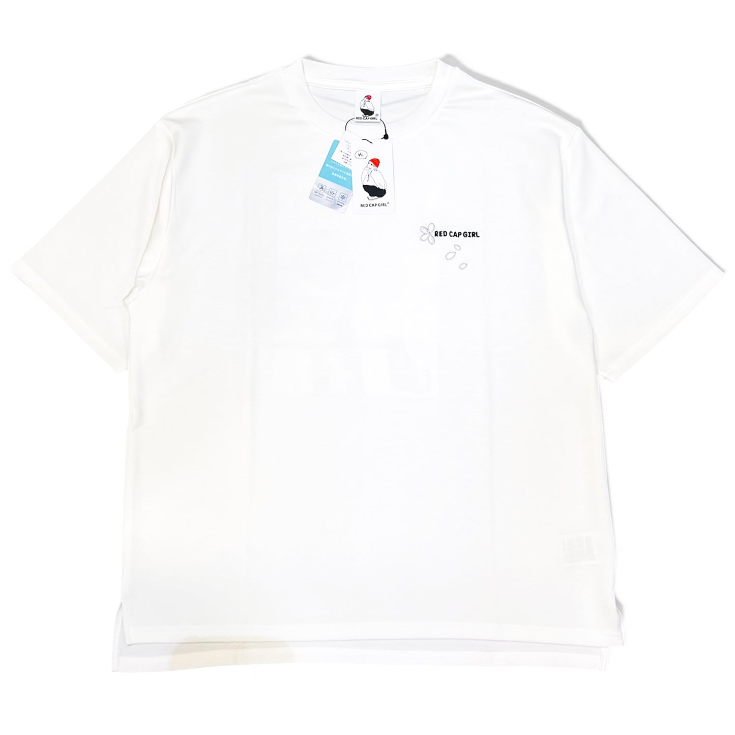 RED CAP GIRL Sakura Black Cat Cool Touch T-Shirt