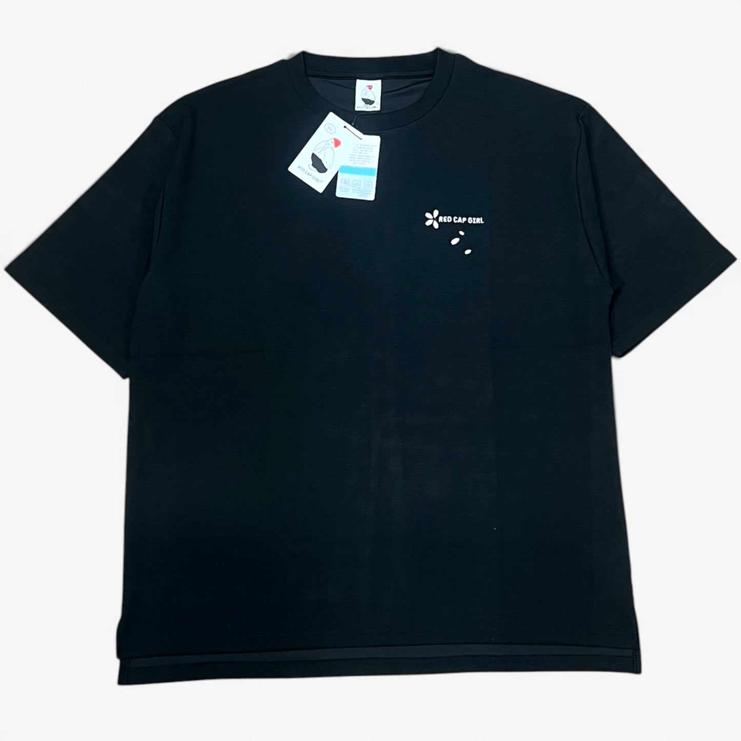 RED CAP GIRL Sakura Black Cat Cool Touch T-Shirt
