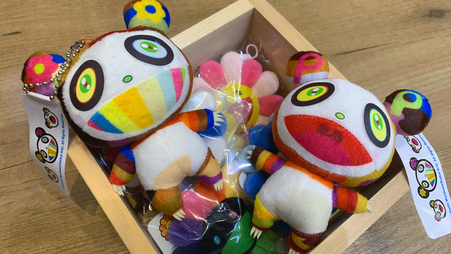 村上隆 Takashi Murakami Panda Plush Keychain
