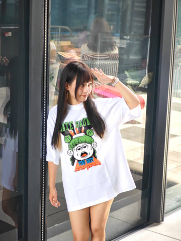 Over print Hate Sauna Tee