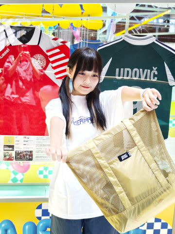 Over print Nylon Tote Bag