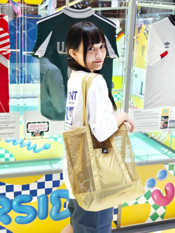 Over print Nylon Tote Bag