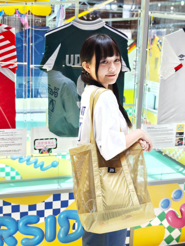 Over print Nylon Tote Bag