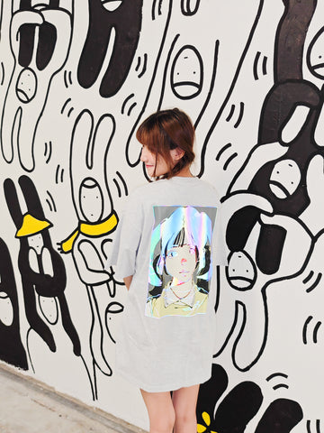 Over print Pop Art Tee Ver:18 *Aurora Reflector (改) JQ Name