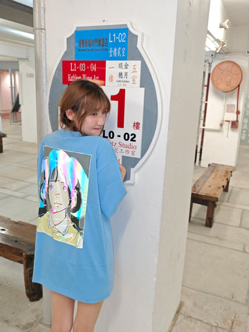 Over print Pop Art Tee Ver:18 *Aurora Reflector (改) JQ Name