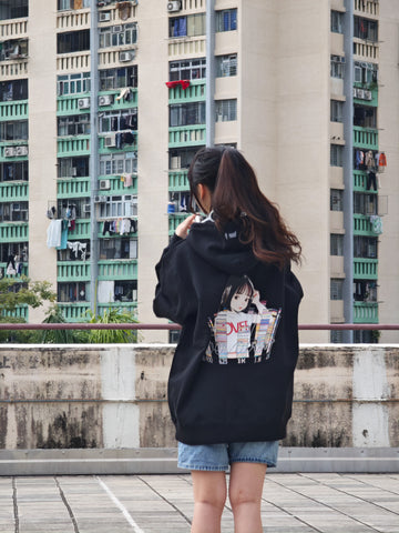 Over Print Head Phone Hoodie