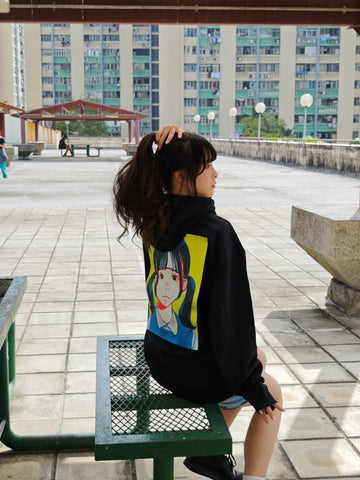 Over Print Pop Art Hoodie Ver:18 (EMB Ver.) & TOYS *Glow in the dark