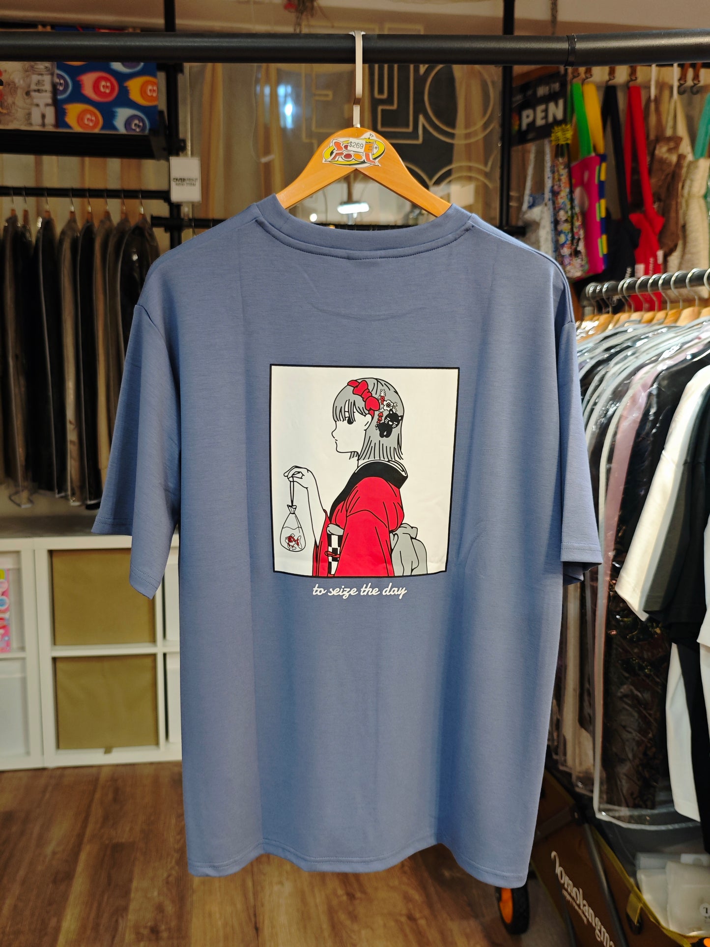 RED CAP GIRL Goldfish Cool Touch T-Shirt