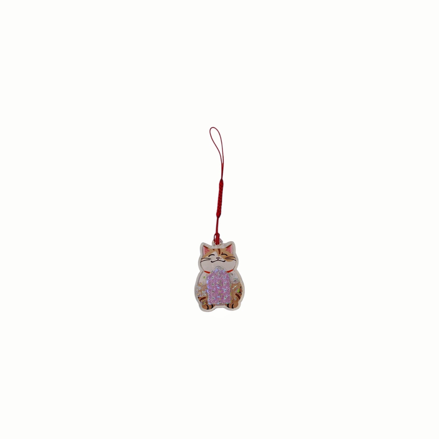 日本白鬚神社 七福猫ミケ 亞克力御守 (万華鏡箔-現貨)