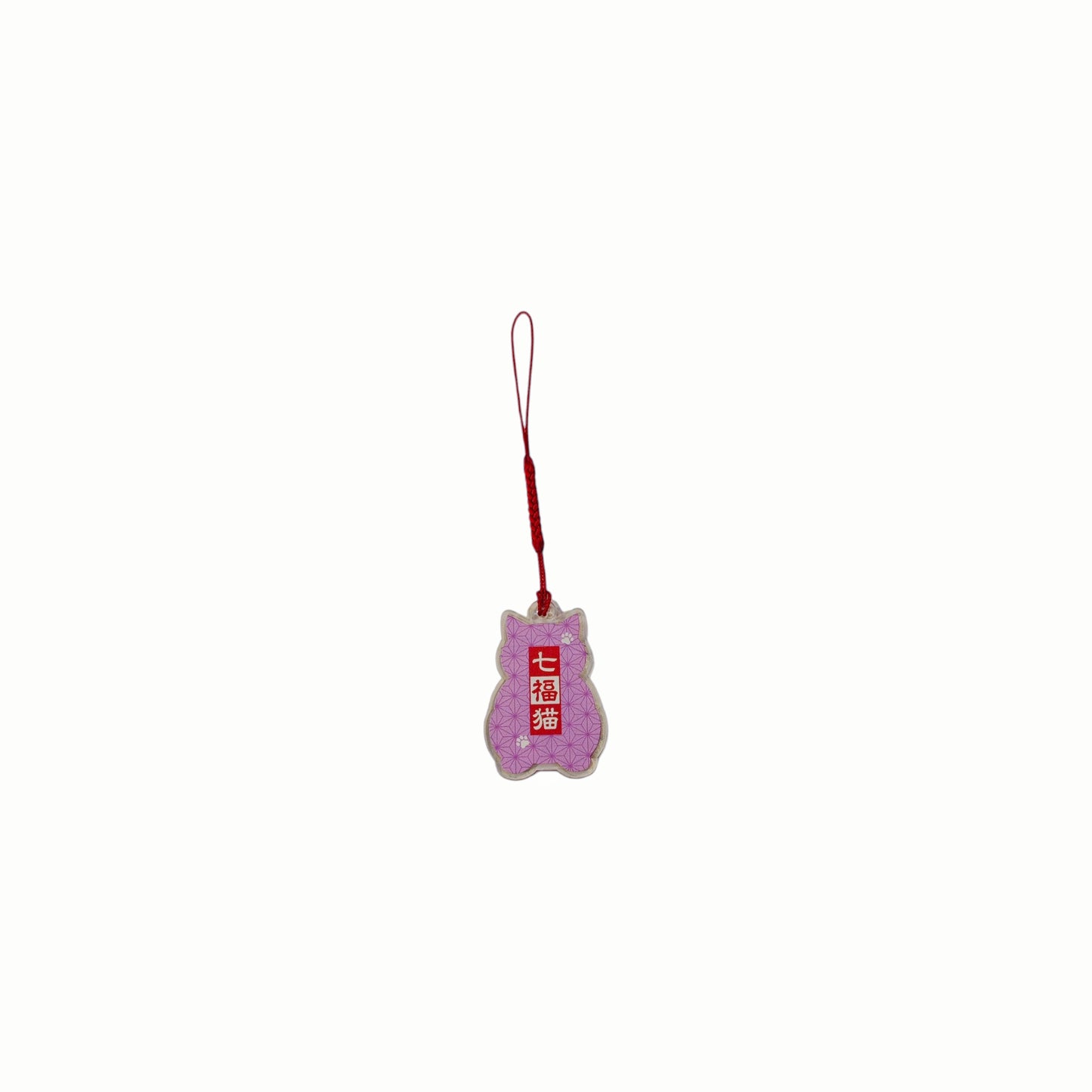 日本白鬚神社 七福猫ミケ 亞克力御守 (万華鏡箔-現貨)