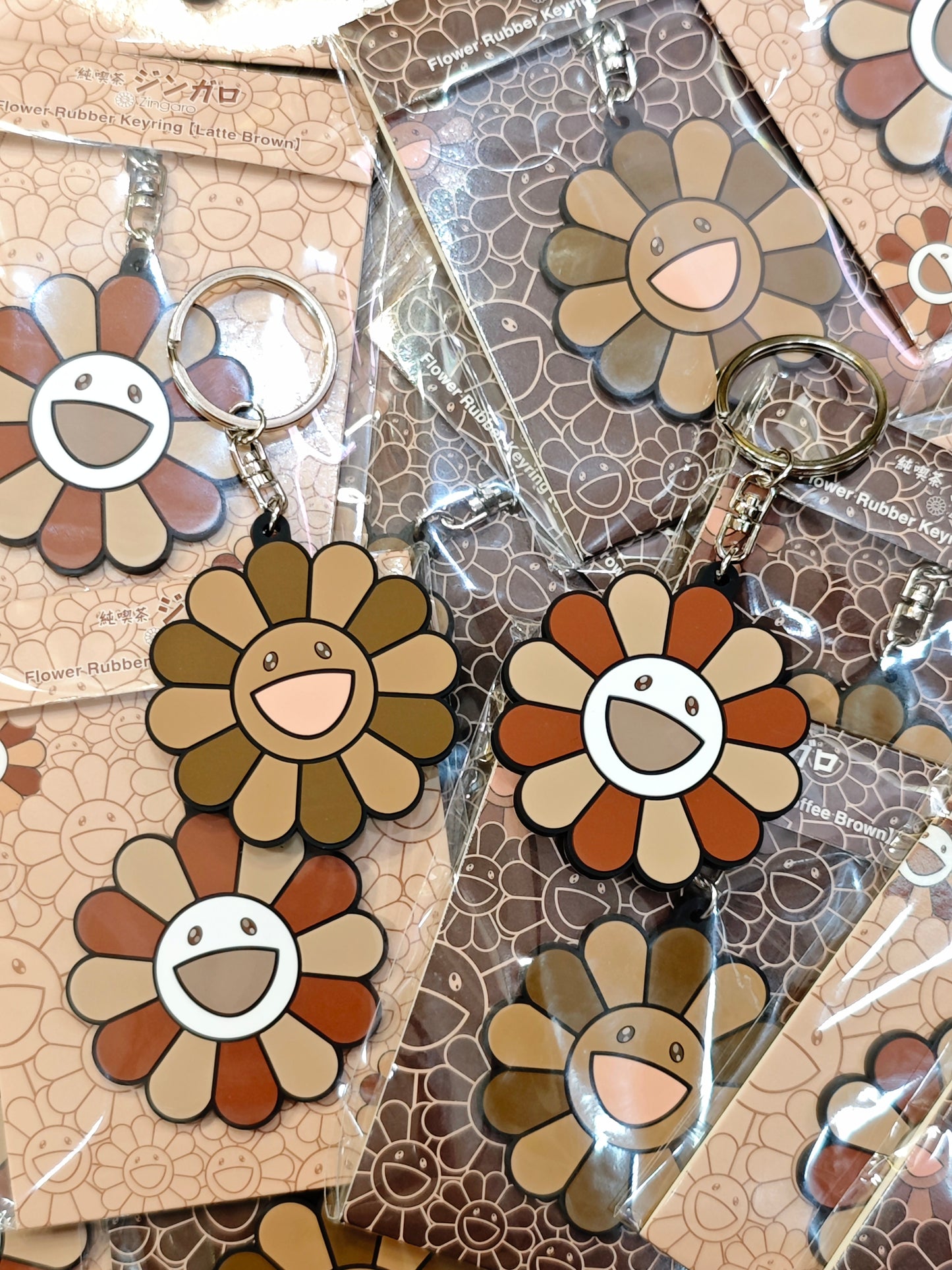 村上隆 Takashi Murakami Flower Rubber Keyring (Cafe Zingaro Limited)