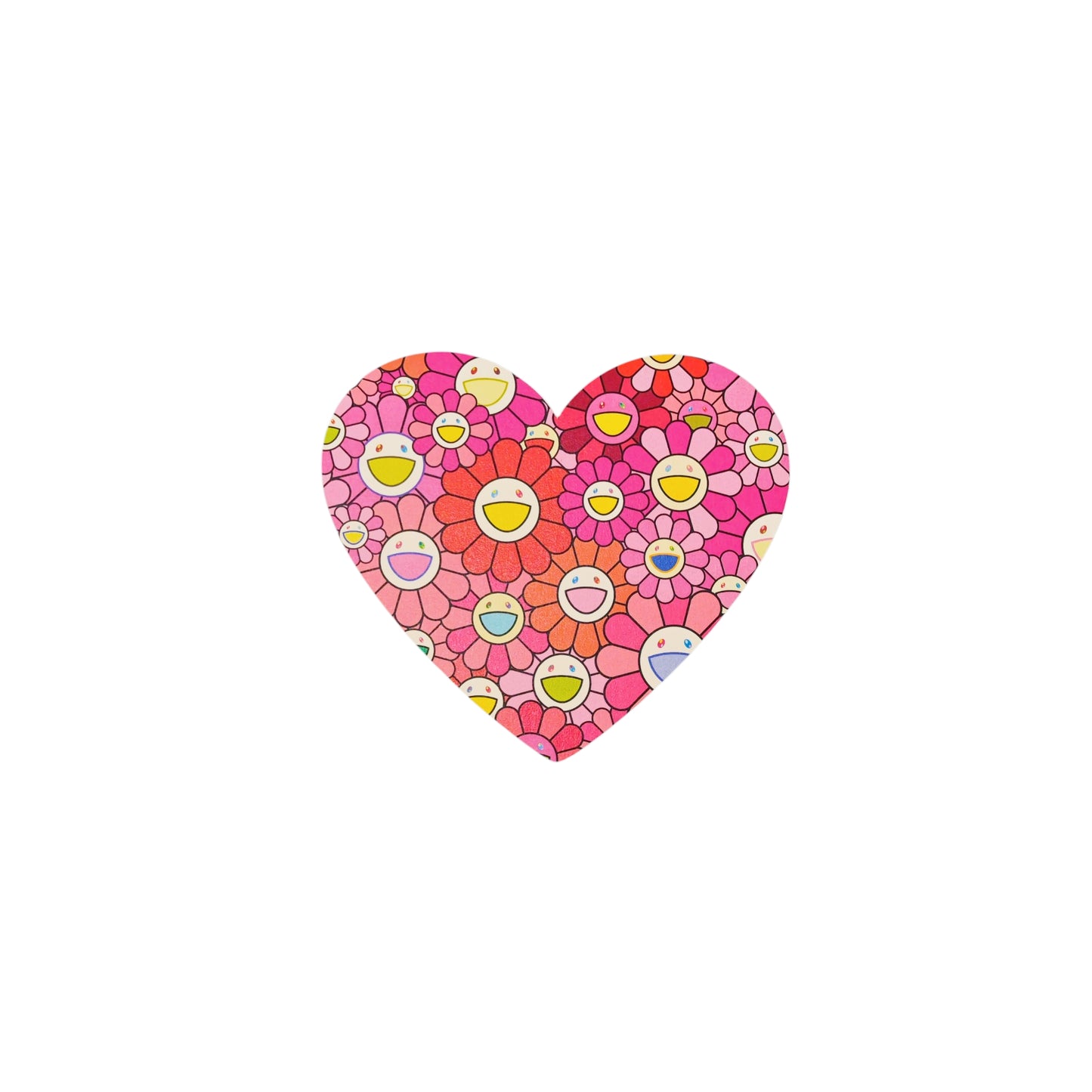 村上隆 Takashi Murakami Floral Heart Post Card