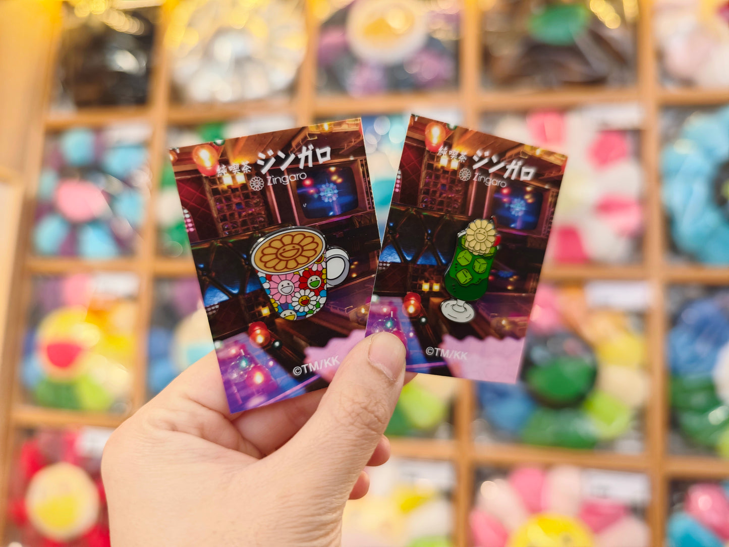 村上隆 Takashi Murakami Cafe Zingaro Limited Metal Pin