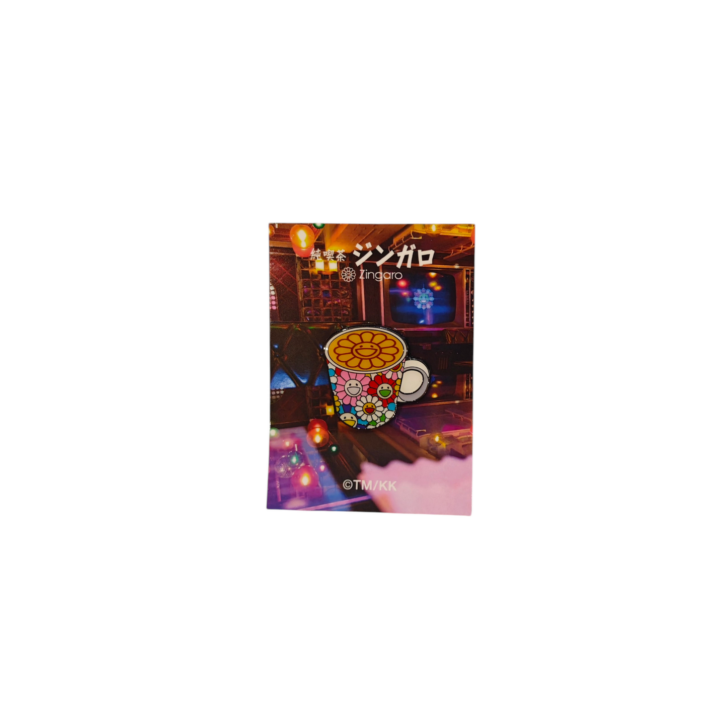 村上隆 Takashi Murakami Cafe Zingaro Limited Metal Pin