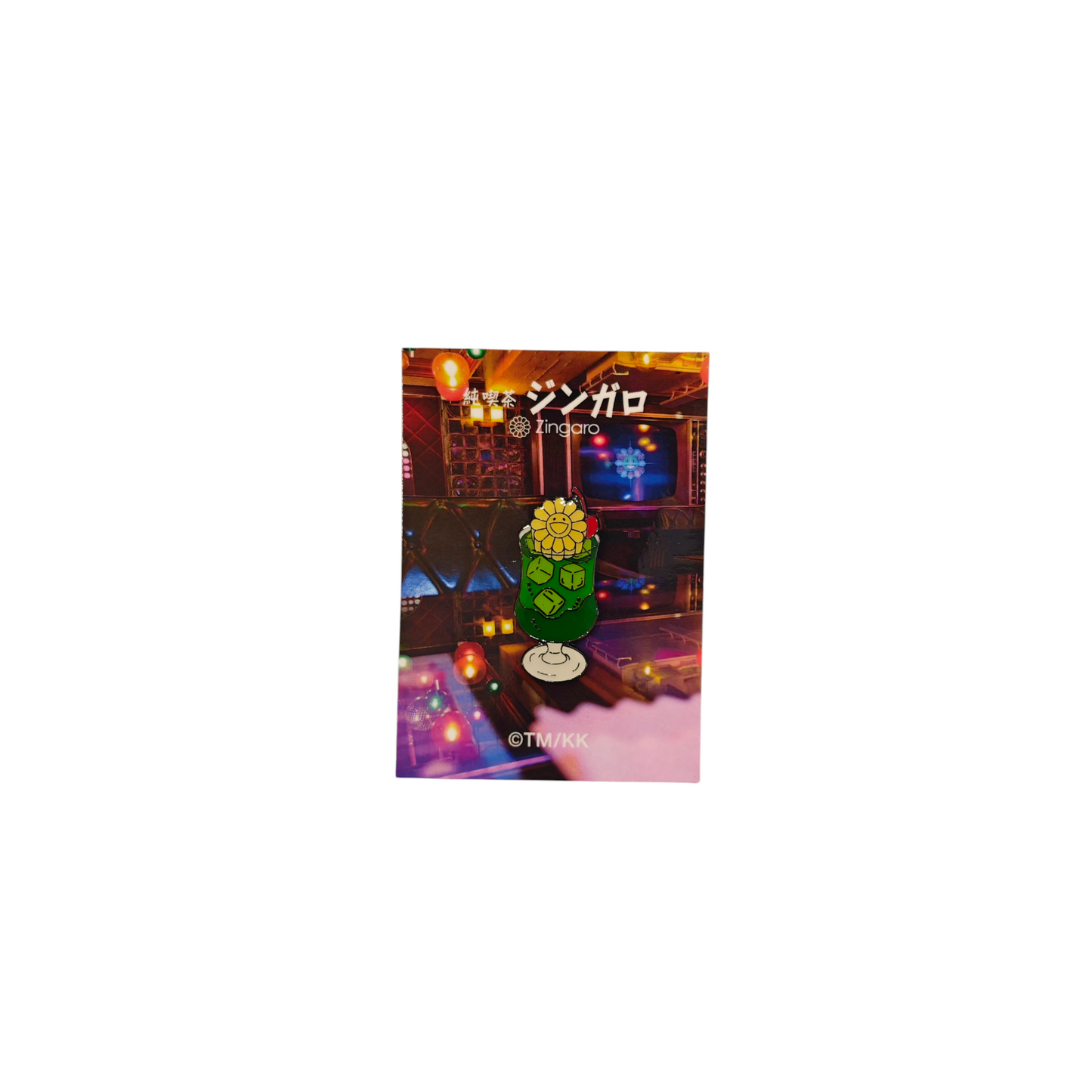 村上隆 Takashi Murakami Cafe Zingaro Limited Metal Pin