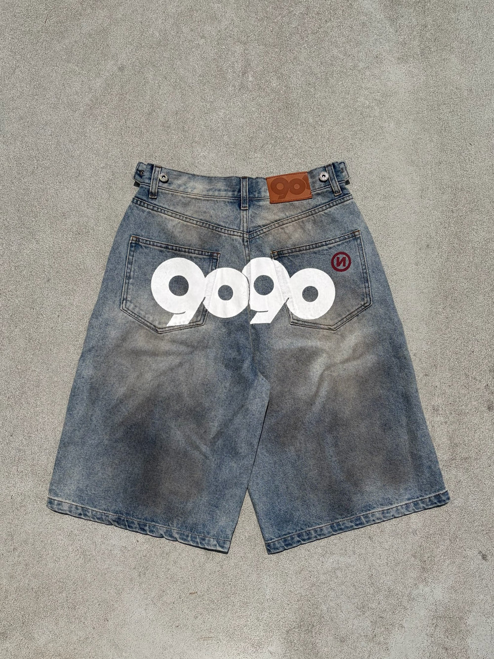 9090 OG Logo Painted Buggy Jorts