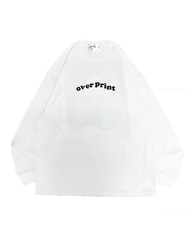 Over print Pop Art Heavy LS Tee Ver:1 (Green) Online Limited