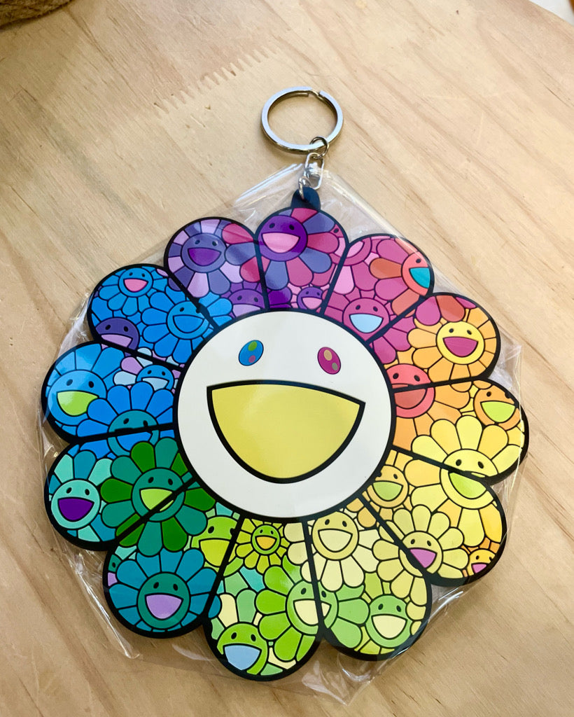 村上隆 Takashi Murakami Flower Rubber Keyring