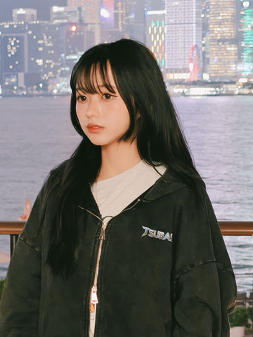 Tsubasa 3D TRAINEE ANGEL WASHED Zip Hoodie (Tsubasa)