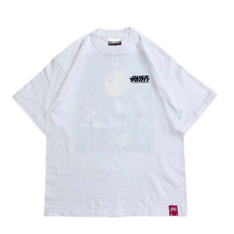 Over print x EDGELINK Bag Girl Tee (White)