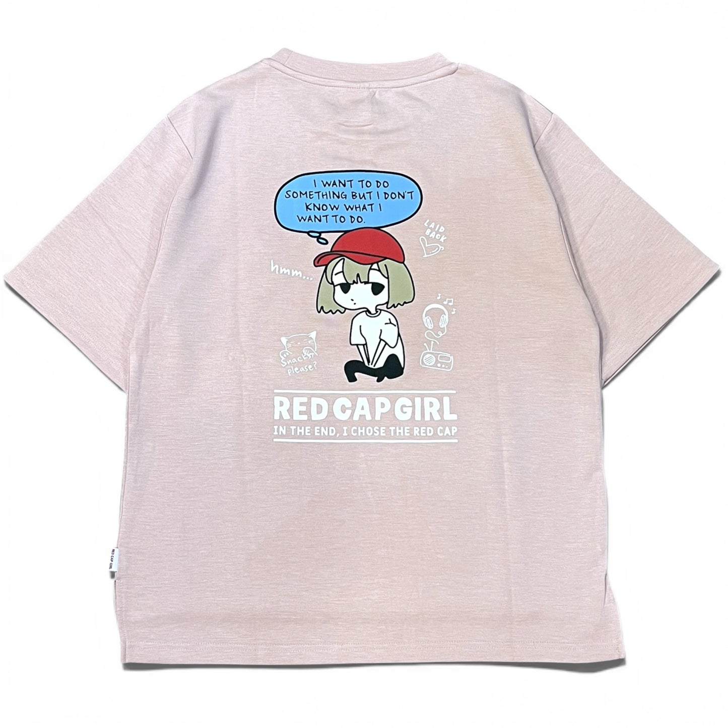 RED CAP GIRL Cartoon Girl Cool Touch T-Shirt