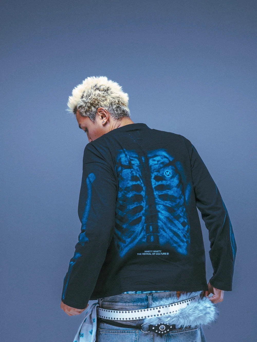 9090 X-ray Bone Vintage L/S Tee