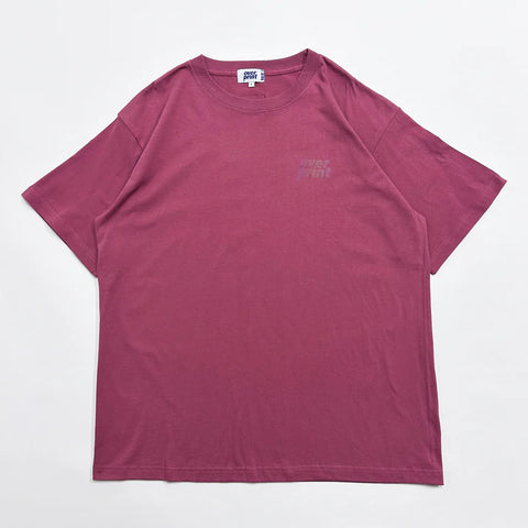 Over print OVER Tee (反光Logo)