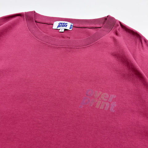 Over print OVER Tee (反光Logo)