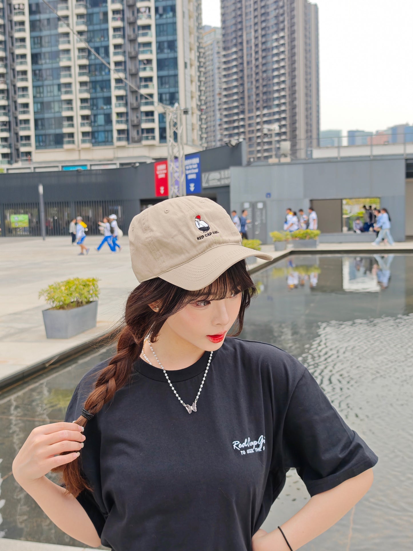 Red Cap Girl Cap
