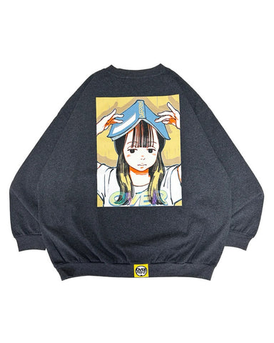 Over print Pop Art Sweatshirt Like LS Tee Ver:10 AURORA REFLECTOR *Instagram140,000Followers limited