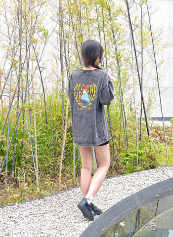 RED CAP GIRL WASHED T-shirt