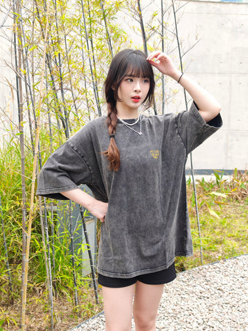 RED CAP GIRL WASHED T-shirt