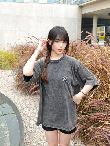 RED CAP GIRL WASHED T-shirt