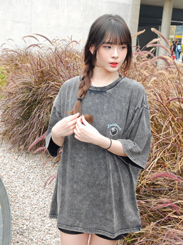 RED CAP GIRL WASHED T-shirt