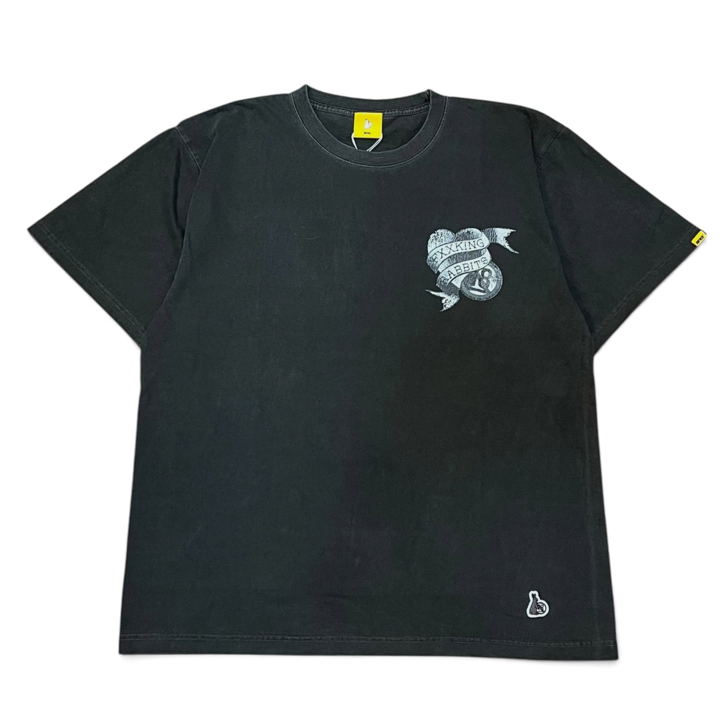 FR2闇 Rabbit Tattoo Garment Dye T-Shirt