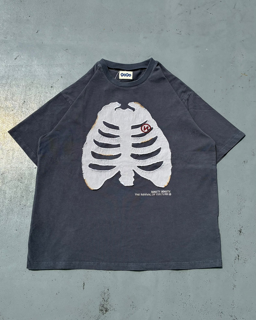 (預訂) 9090 Burned Bone Patch Tee (約7-14個工作天到貨) ❌26/6 19:00截單