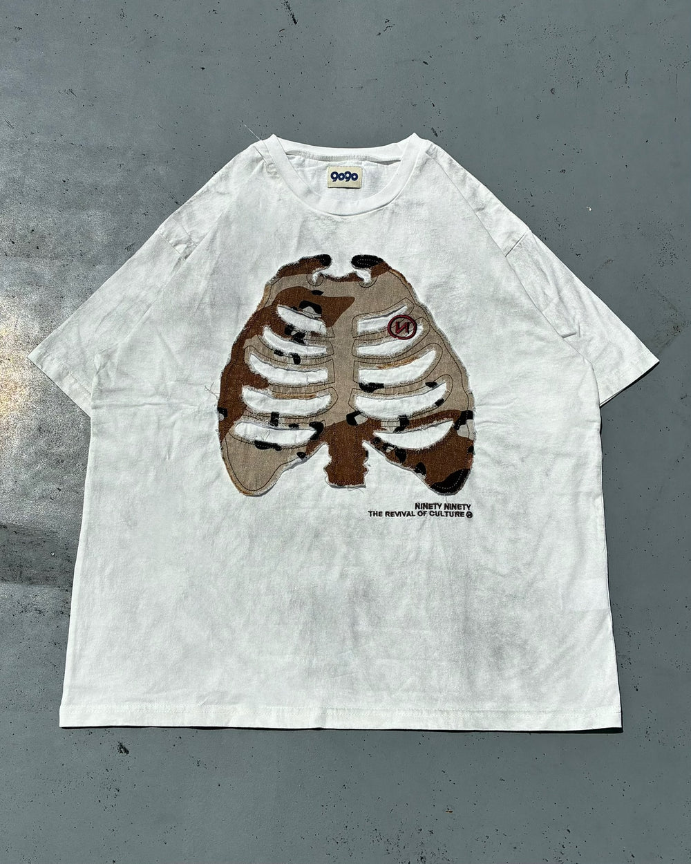 (預訂) 9090 Burned Bone Patch Tee (約7-14個工作天到貨) ❌26/6 19:00截單