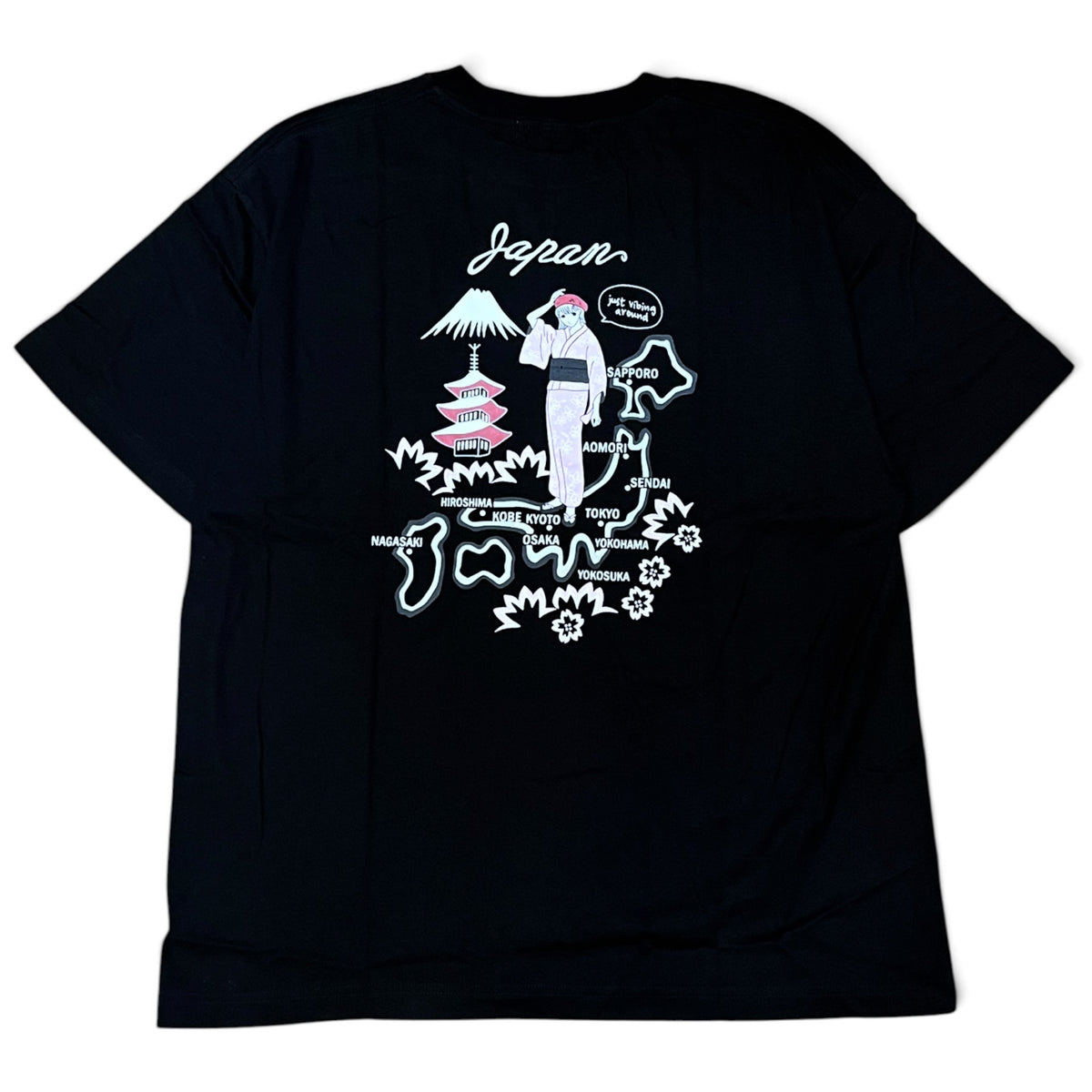 RED CAP GIRL Yukata T-Shirt