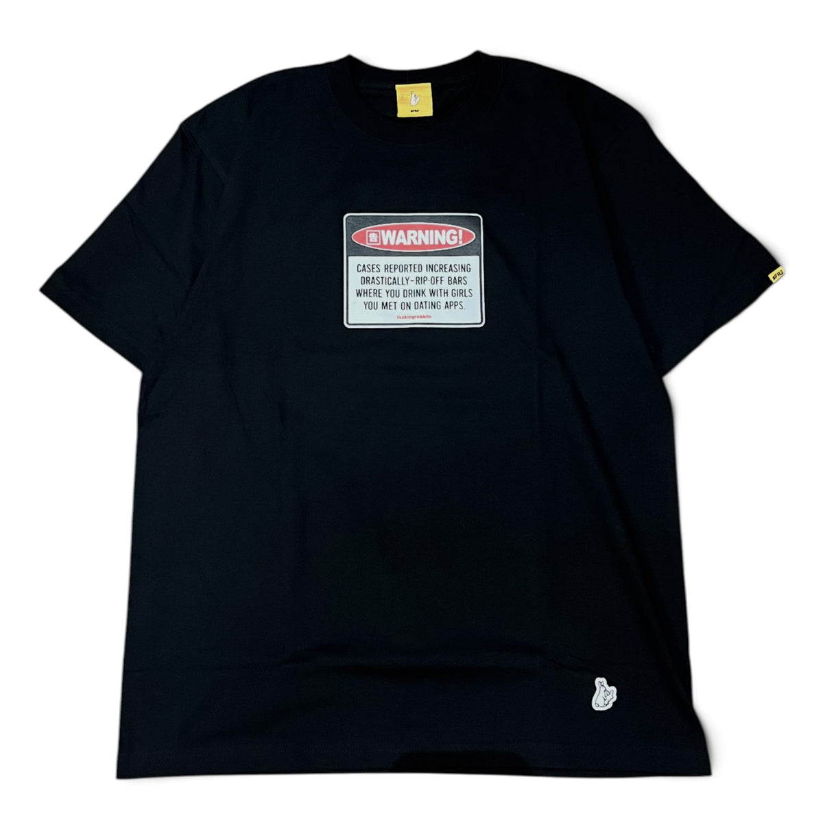 FR2闇 Lucky Draw 1 of 1 Sample T-Shirt [Warning] (FR2闇扭蛋系列，只有一件)