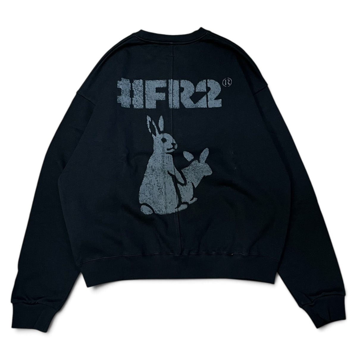 FR2闇 USA Cotton Small Box Logo Embroidery Sweatshirt