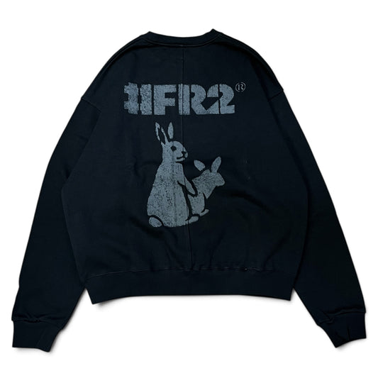 FR2闇 USA Cotton Small Box Logo Embroidery Sweatshirt